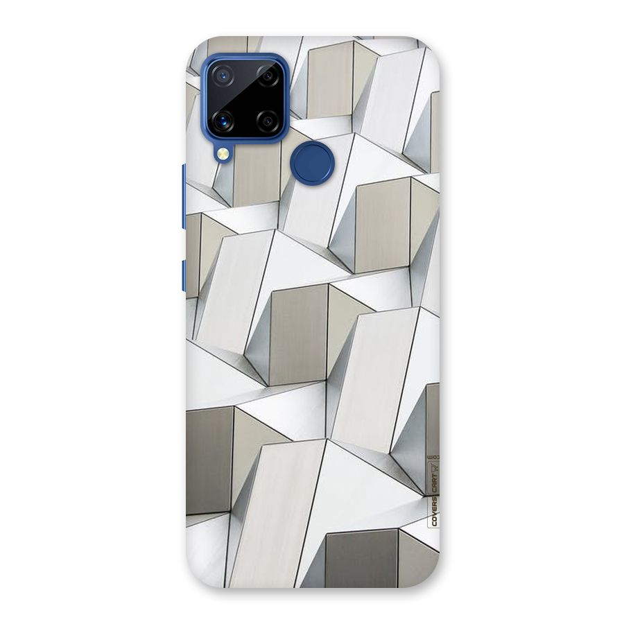 White Abstract Art Back Case for Realme Narzo 30A