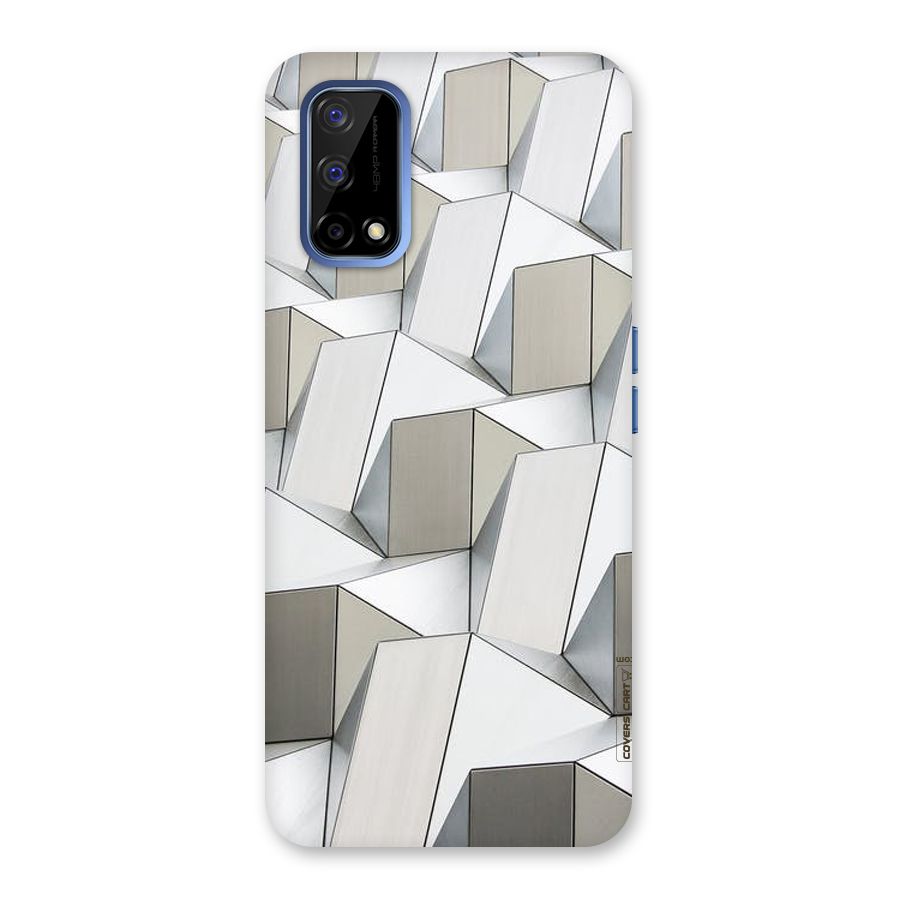White Abstract Art Back Case for Realme Narzo 30 Pro