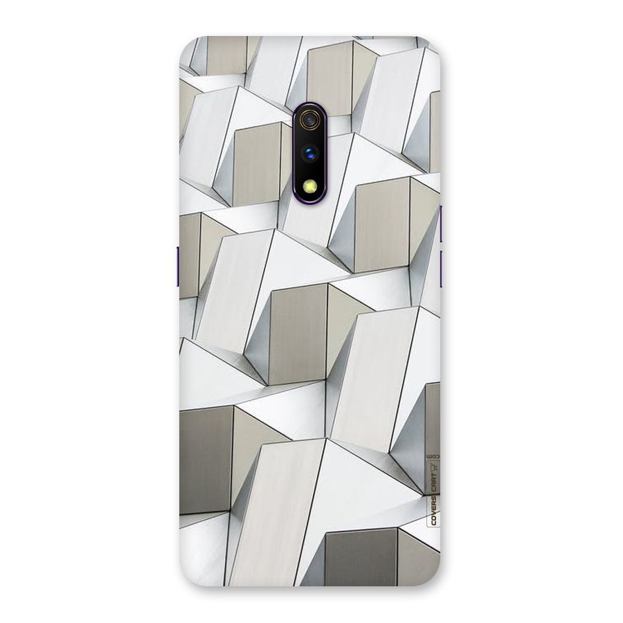 White Abstract Art Back Case for Realme X