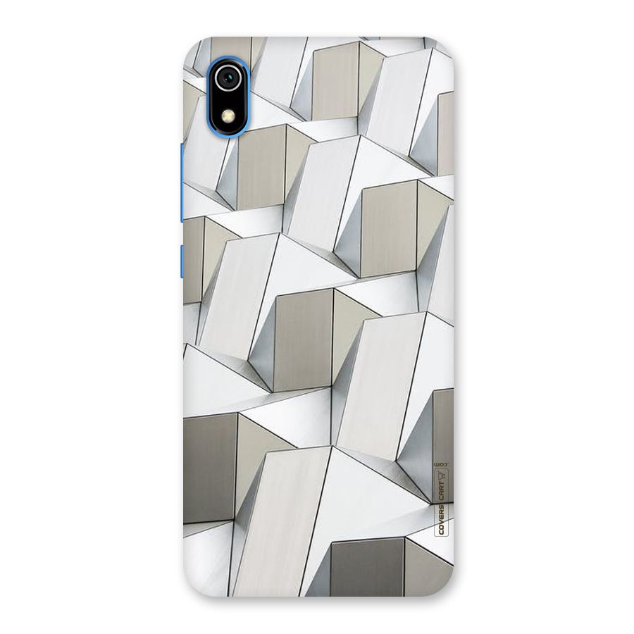 White Abstract Art Back Case for Redmi 7A