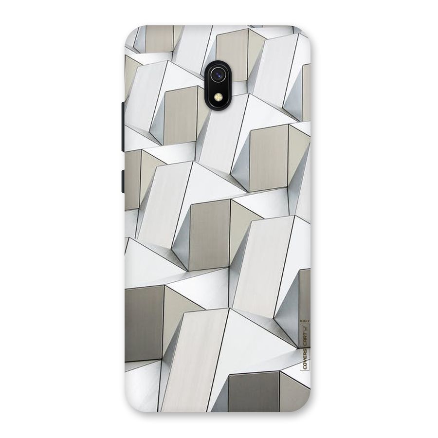 White Abstract Art Back Case for Redmi 8A