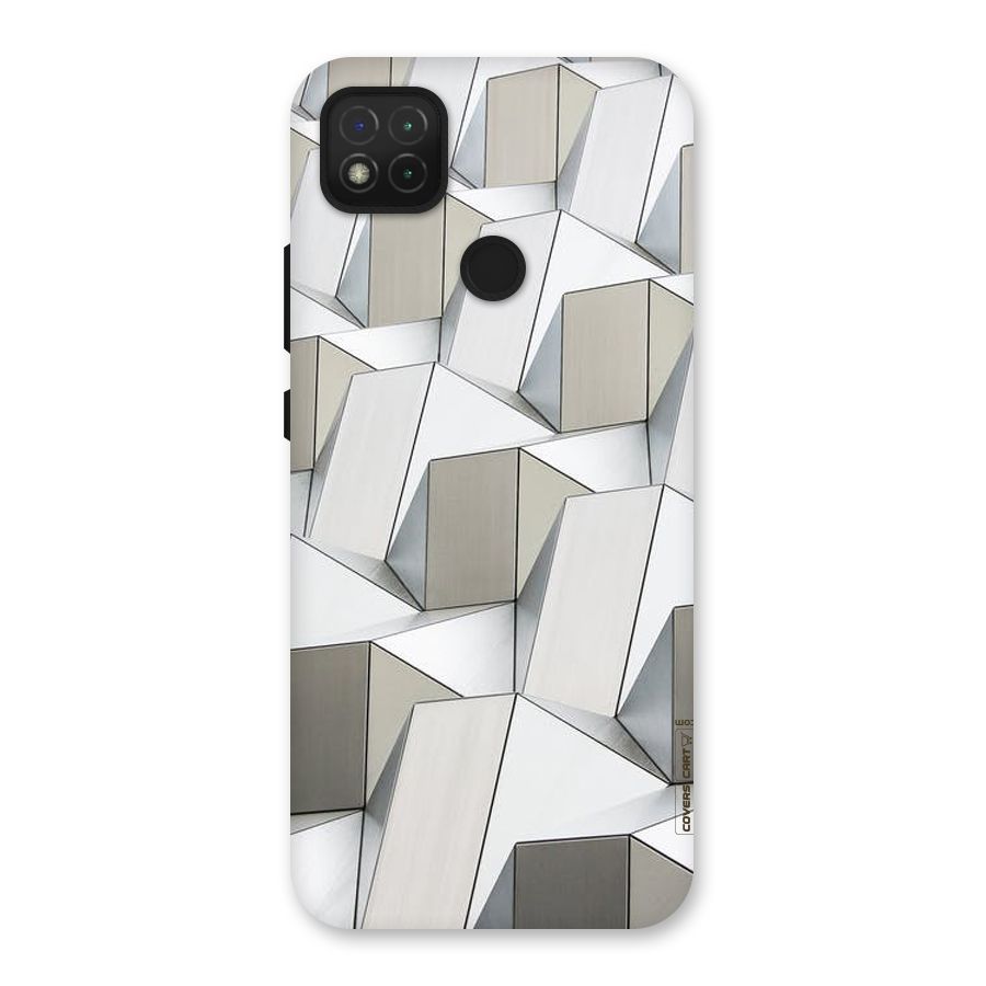 White Abstract Art Back Case for Redmi 9