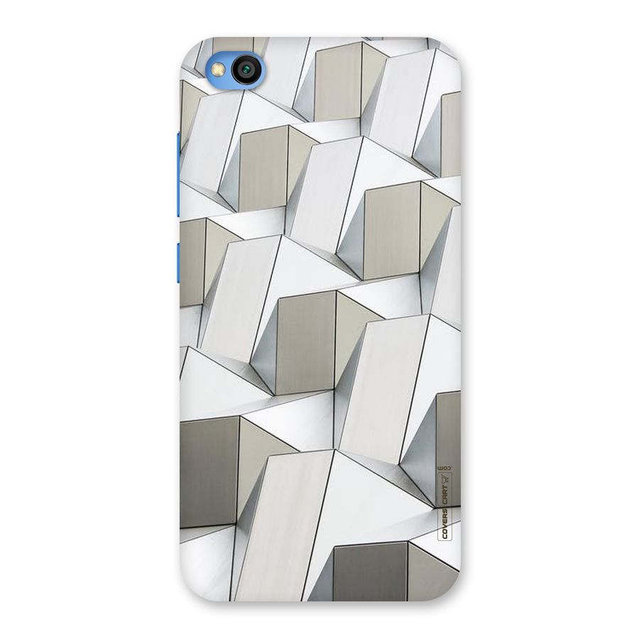 White Abstract Art Back Case for Redmi Go