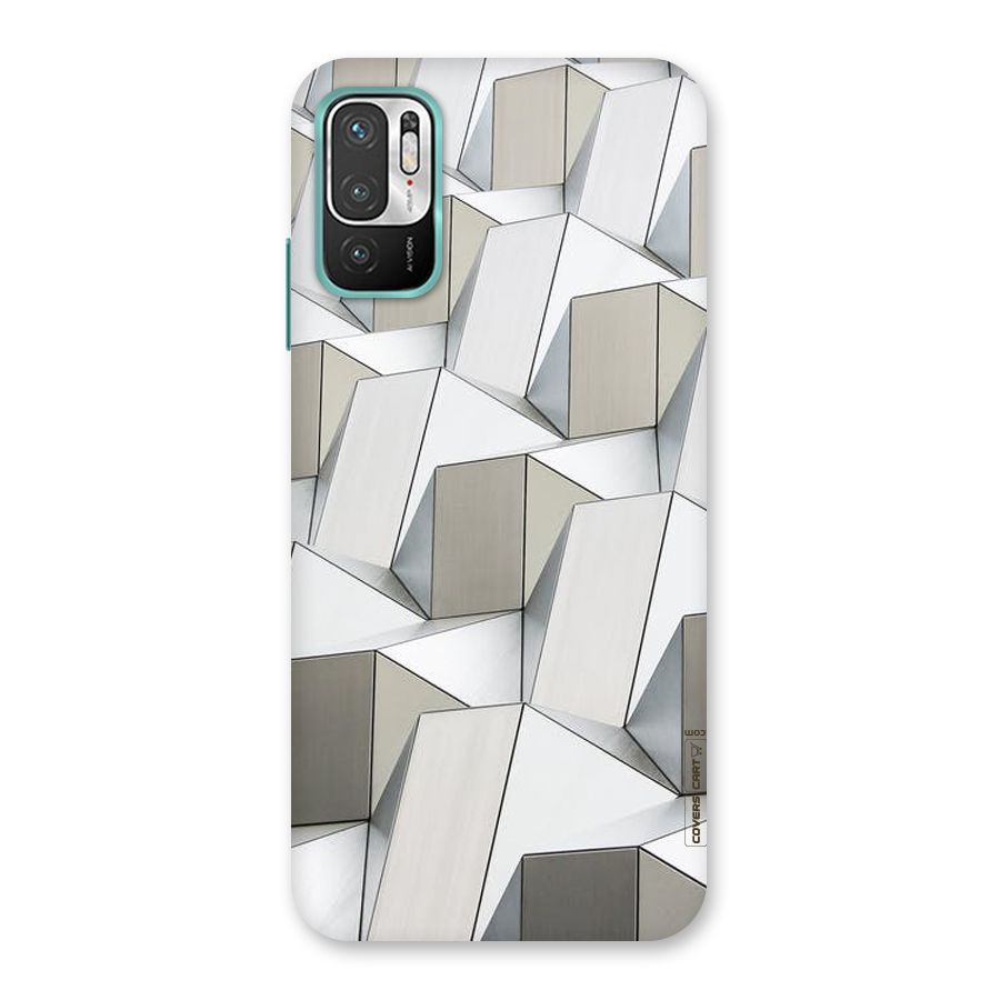 White Abstract Art Back Case for Redmi Note 10T 5G