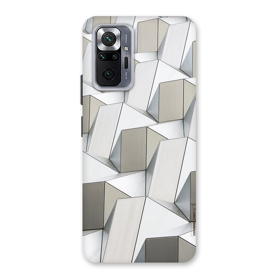 White Abstract Art Back Case for Redmi Note 10 Pro Max