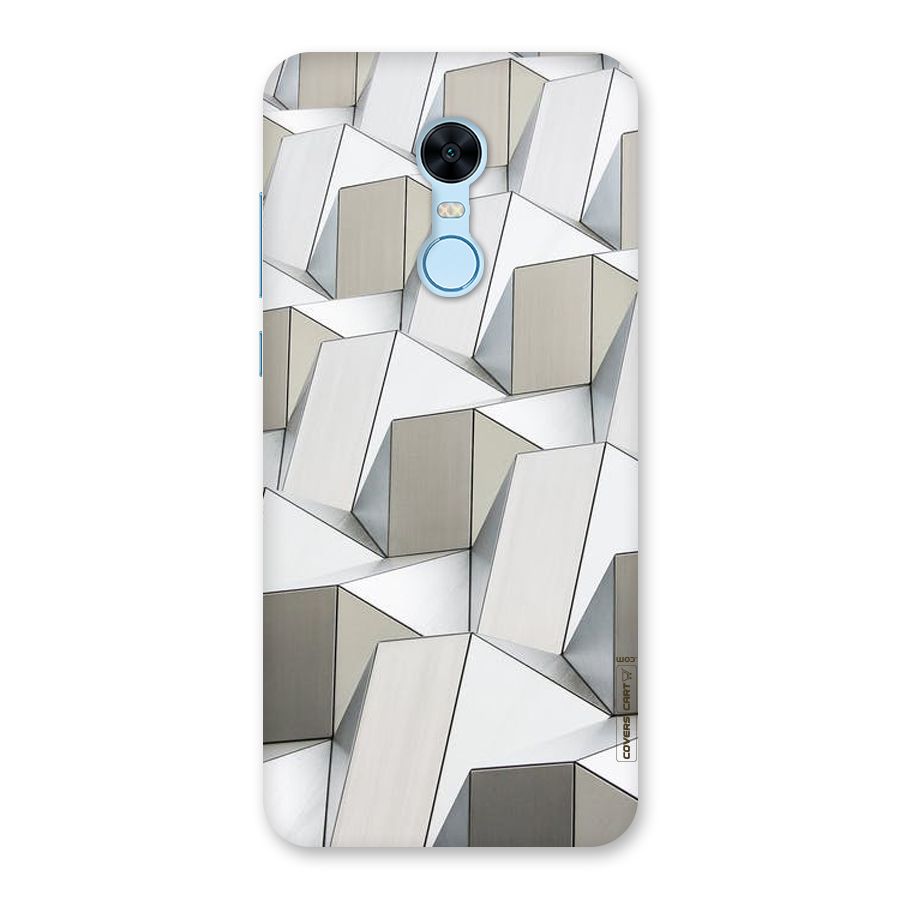 White Abstract Art Back Case for Redmi Note 5