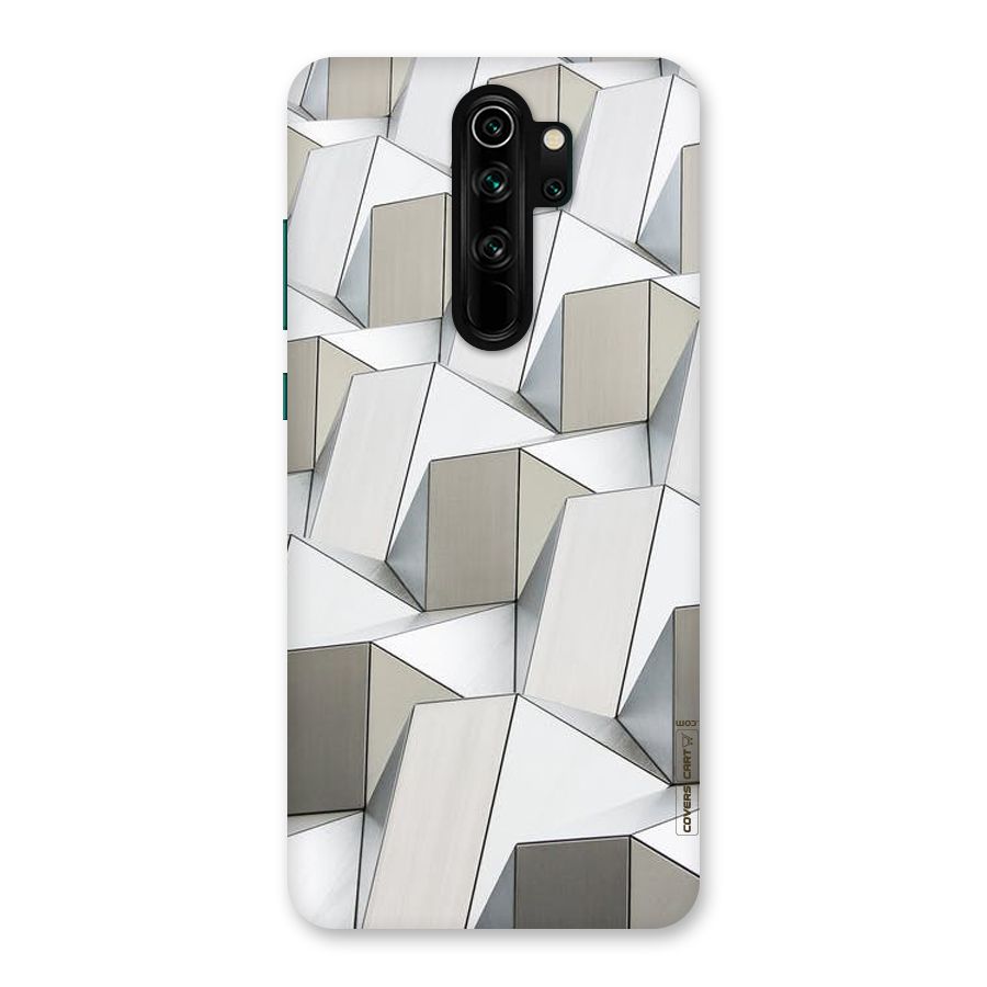 White Abstract Art Back Case for Redmi Note 8 Pro
