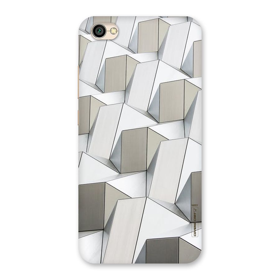 White Abstract Art Back Case for Redmi Y1 Lite