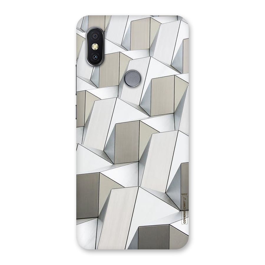 White Abstract Art Back Case for Redmi Y2