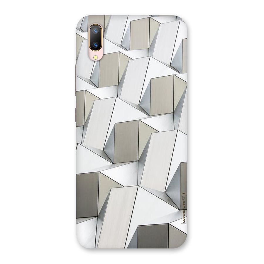 White Abstract Art Back Case for Vivo V11 Pro