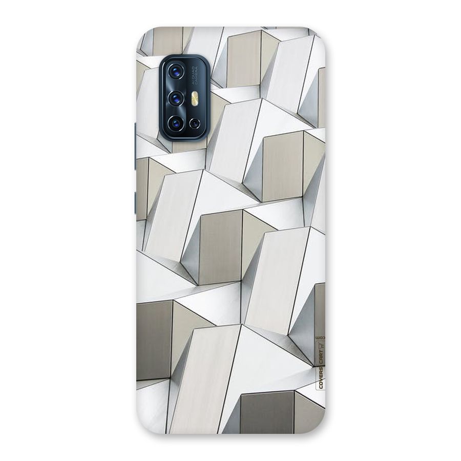 White Abstract Art Back Case for Vivo V17