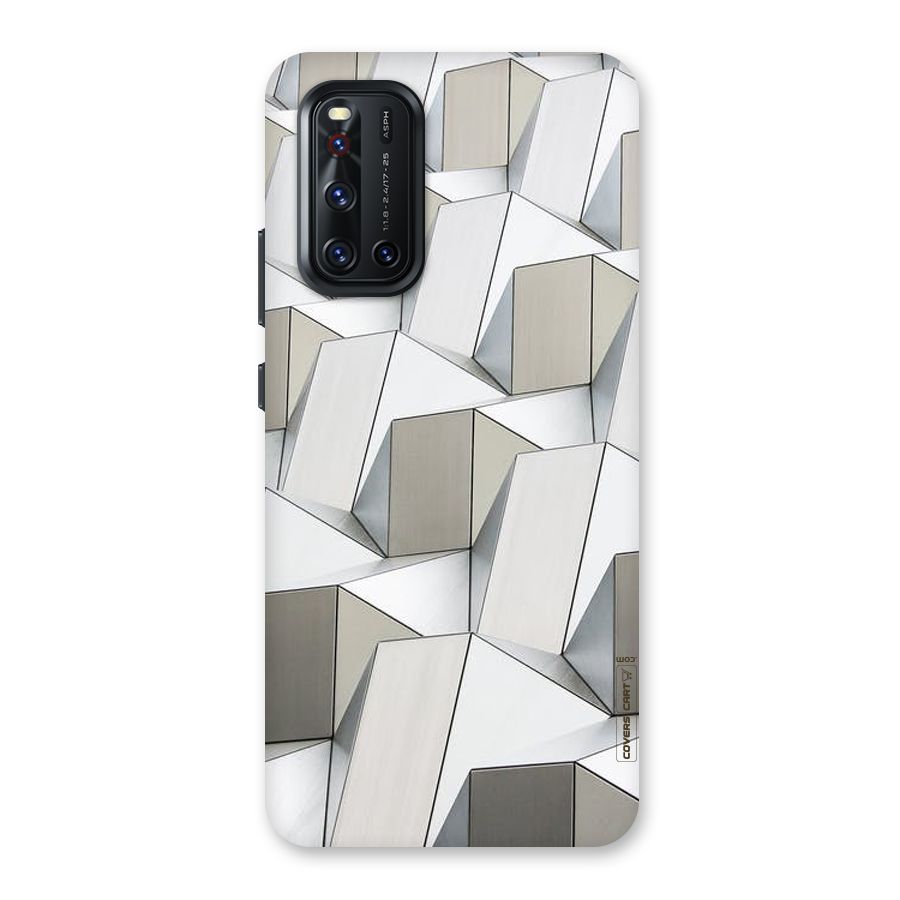 White Abstract Art Back Case for Vivo V19