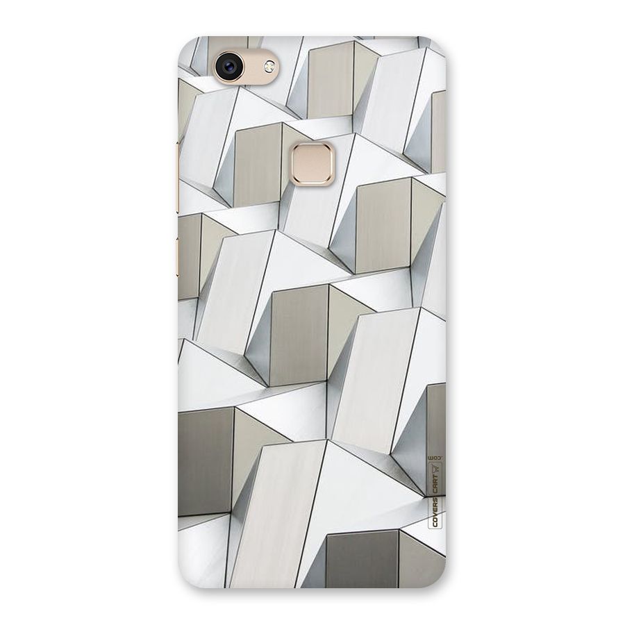 White Abstract Art Back Case for Vivo V7