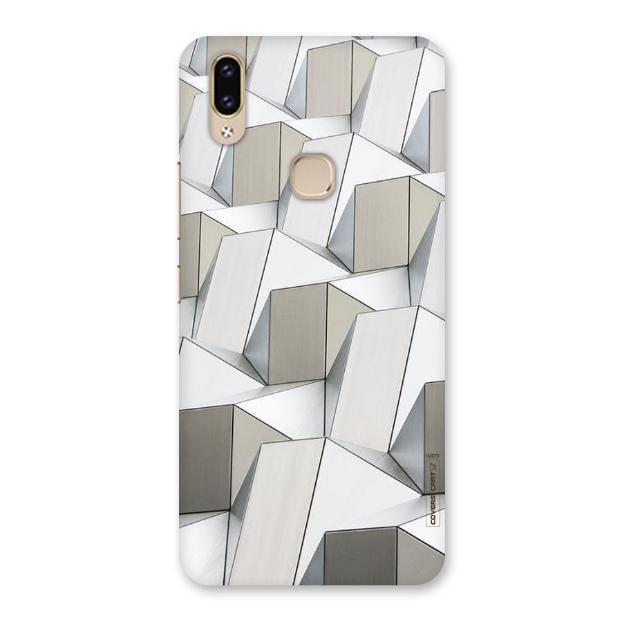 White Abstract Art Back Case for Vivo V9 Youth