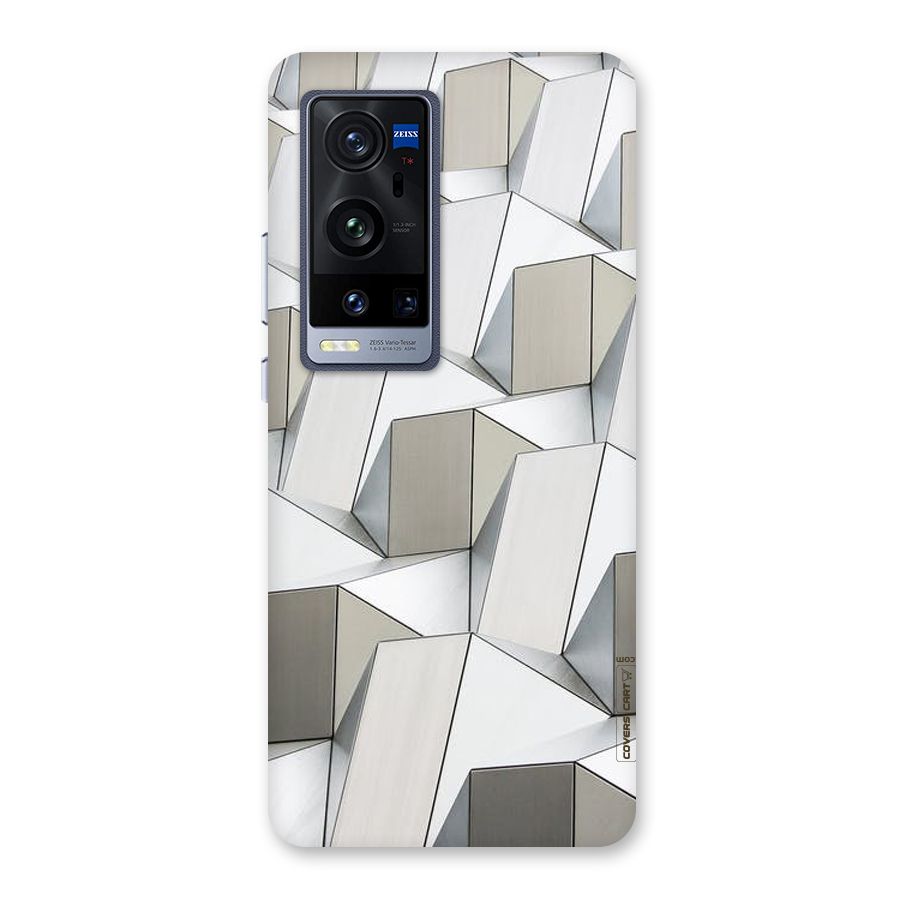 White Abstract Art Back Case for Vivo X60 Pro Plus