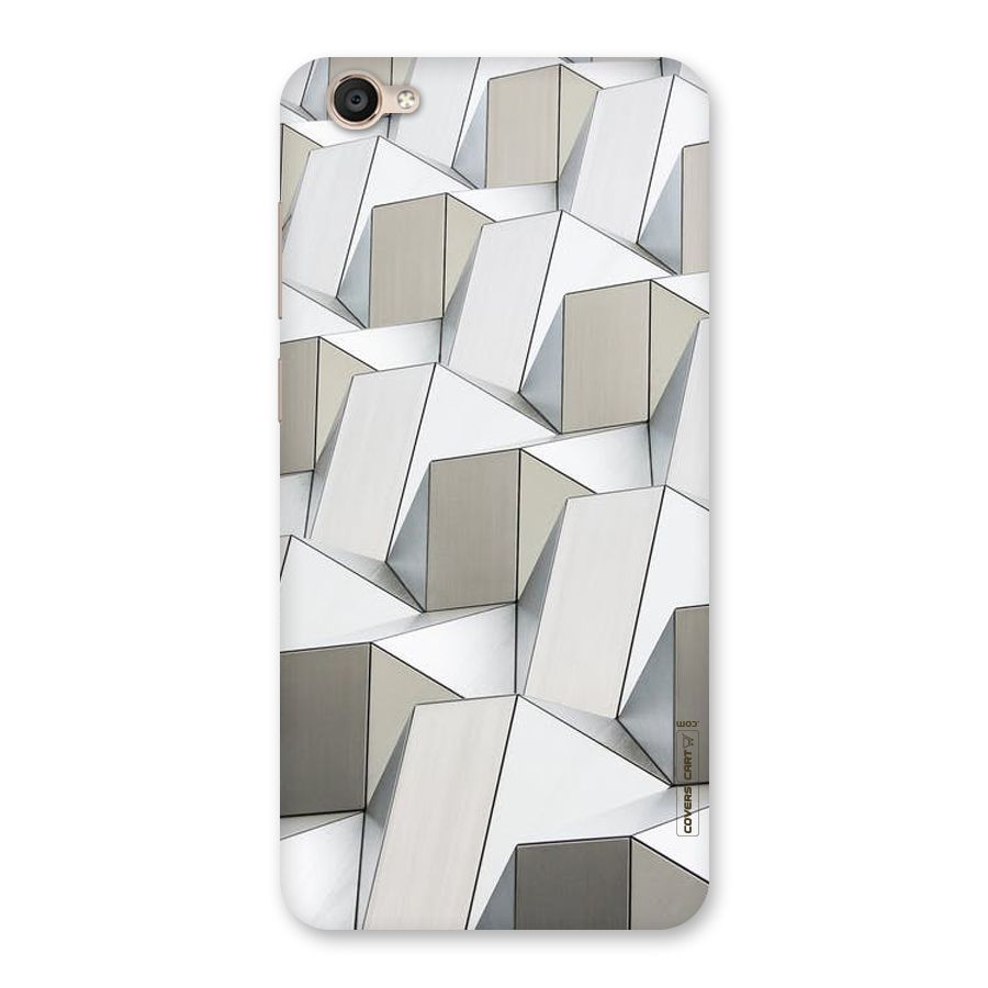 White Abstract Art Back Case for Vivo Y55s
