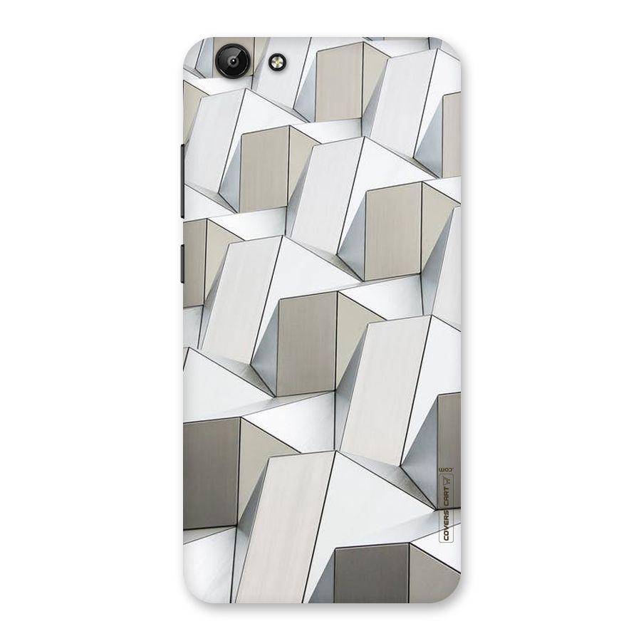 White Abstract Art Back Case for Vivo Y69