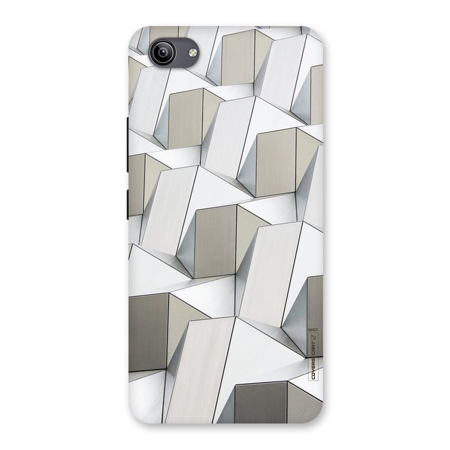 White Abstract Art Back Case for Vivo Y81i