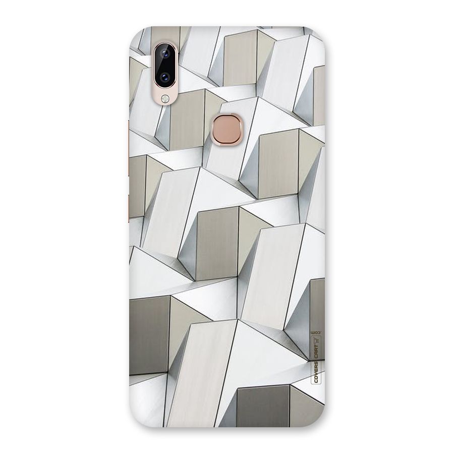 White Abstract Art Back Case for Vivo Y83 Pro