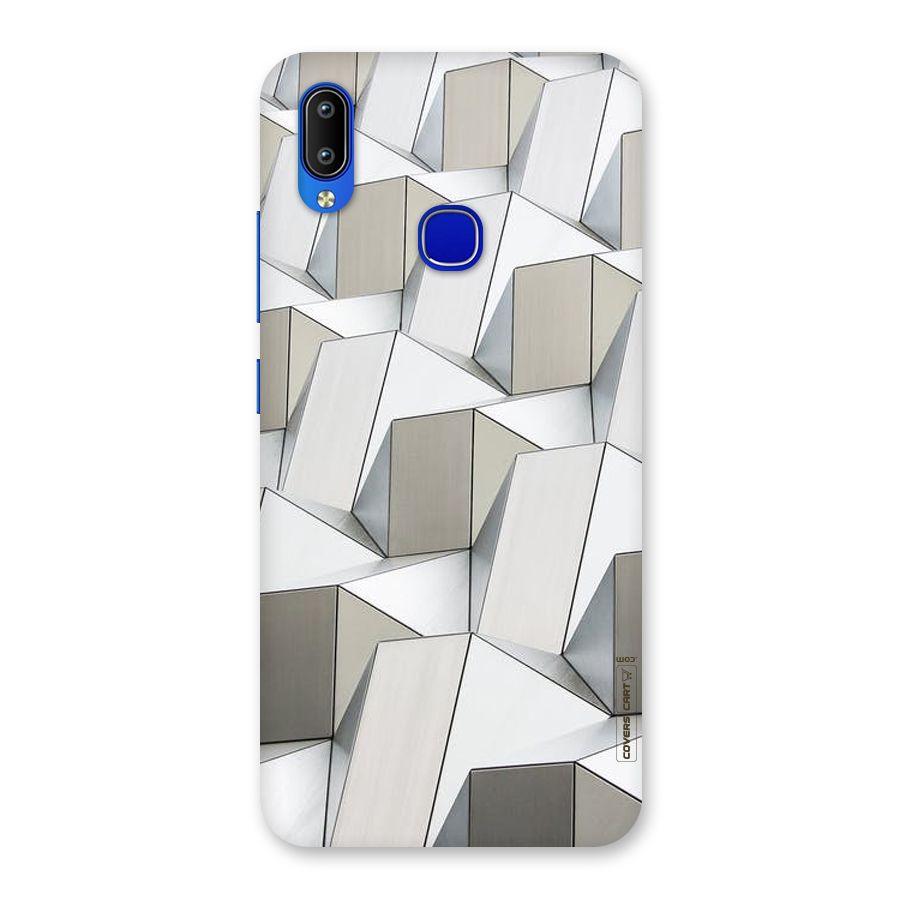 White Abstract Art Back Case for Vivo Y91