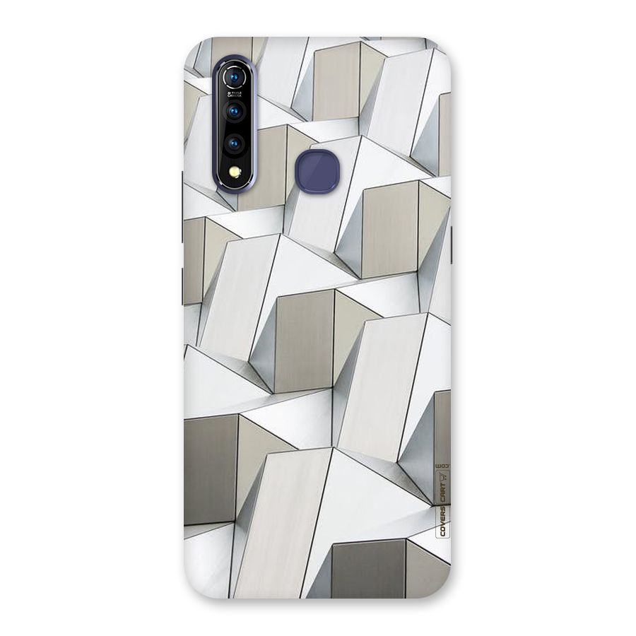 White Abstract Art Back Case for Vivo Z1 Pro