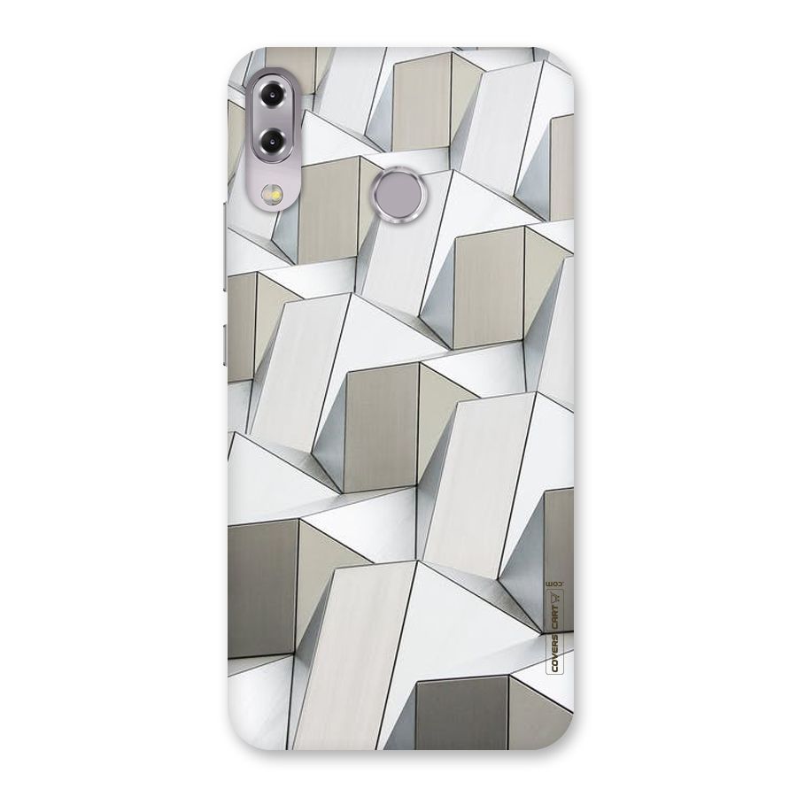 White Abstract Art Back Case for Zenfone 5Z