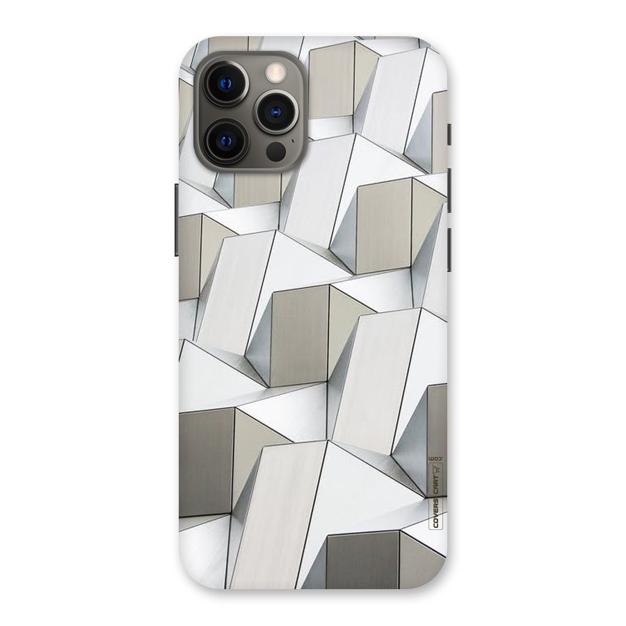 White Abstract Art Back Case for iPhone 12 Pro Max