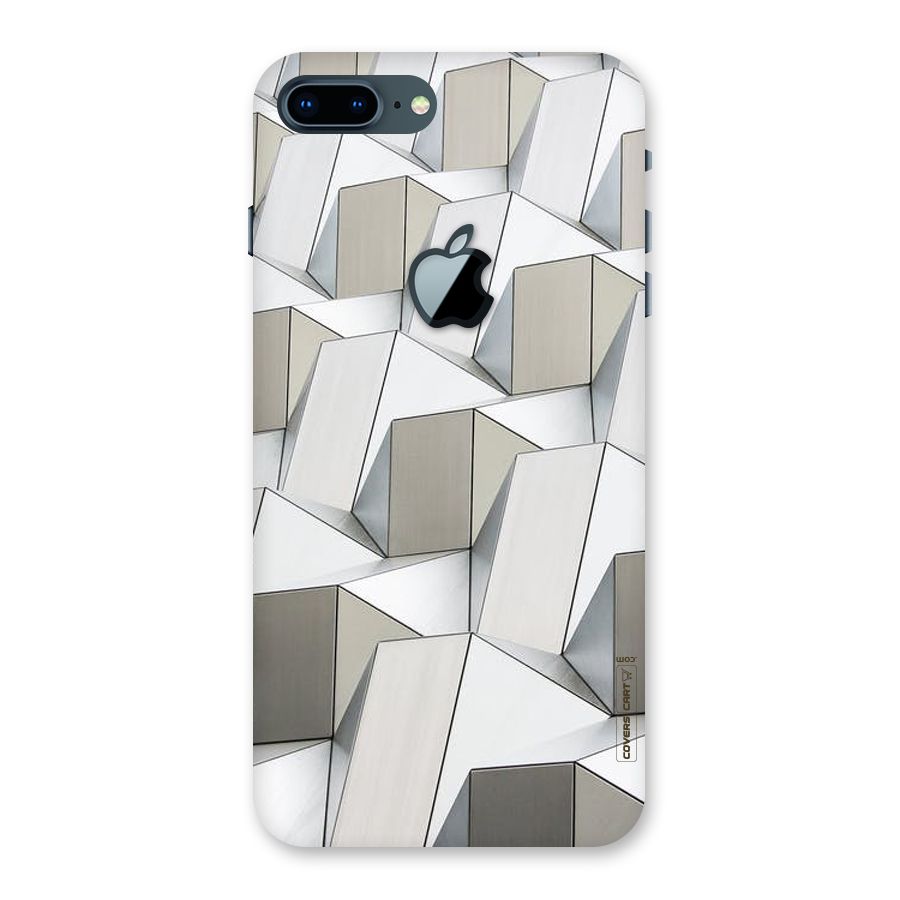 White Abstract Art Back Case for iPhone 7 Plus Apple Cut