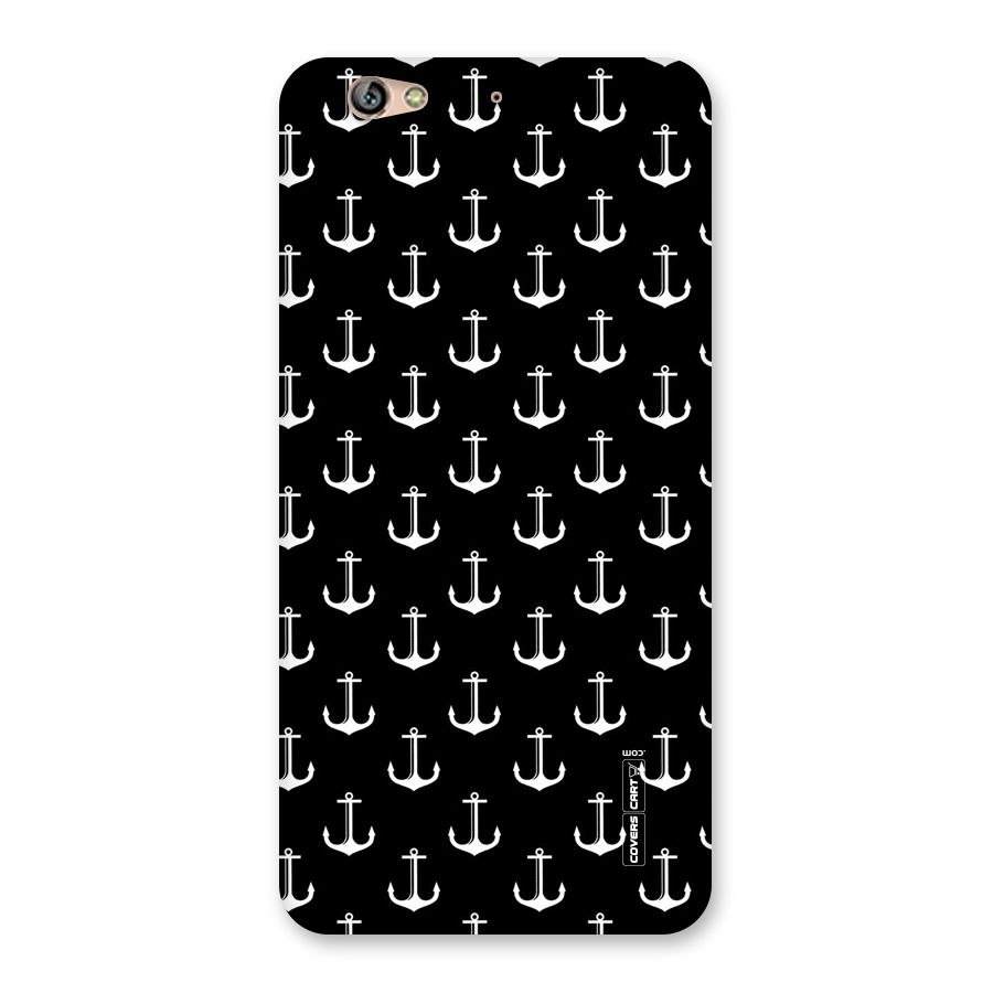 White And Black Anchor Pattern Back Case for Gionee S6