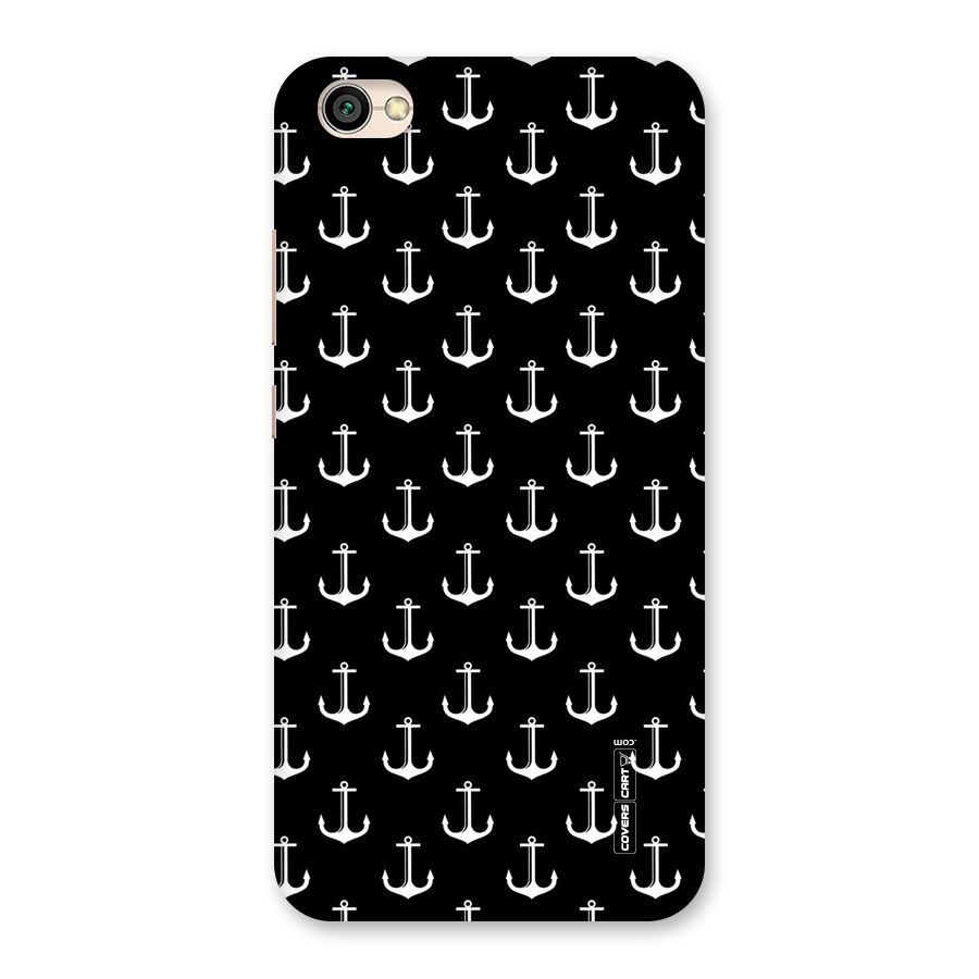 White And Black Anchor Pattern Back Case for Redmi Y1 Lite