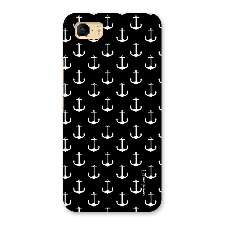 White And Black Anchor Pattern Back Case for Zenfone 3s Max