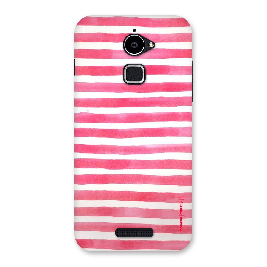 White And Pink Stripes Back Case for Coolpad Note 3 Lite