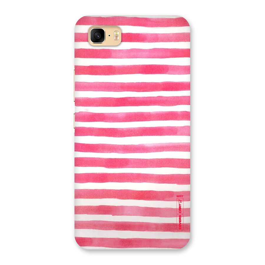 White And Pink Stripes Back Case for Zenfone 3s Max