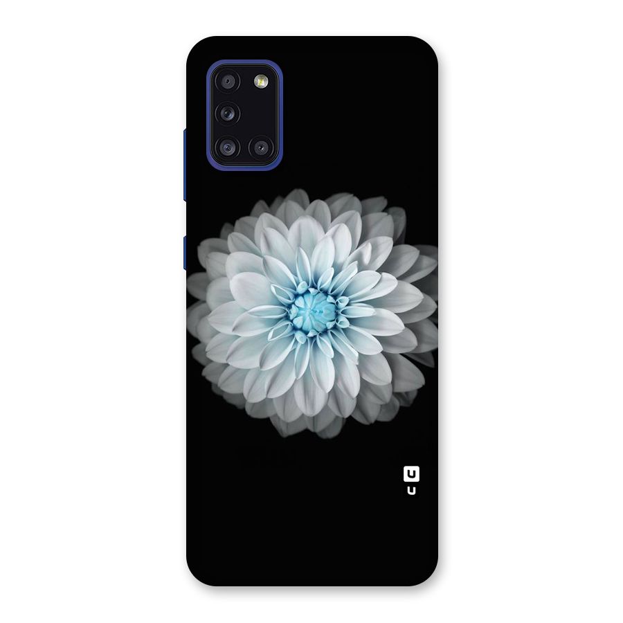 White Bloom Back Case for Galaxy A31