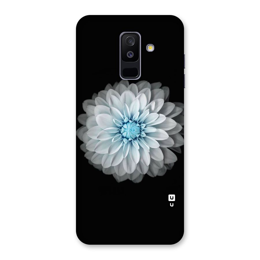 White Bloom Back Case for Galaxy A6 Plus