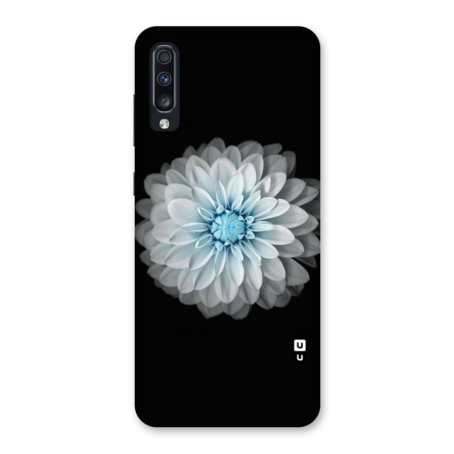 White Bloom Back Case for Galaxy A70