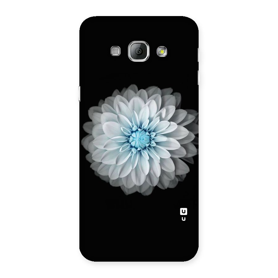 White Bloom Back Case for Galaxy A8