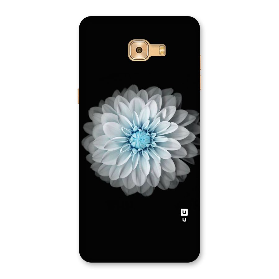 White Bloom Back Case for Galaxy C9 Pro