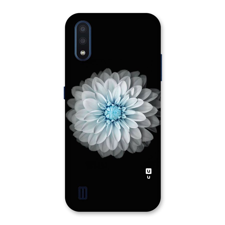 White Bloom Back Case for Galaxy M01