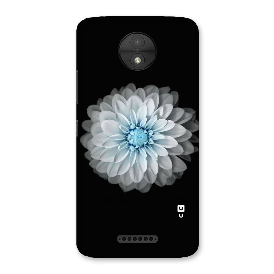 White Bloom Back Case for Moto C