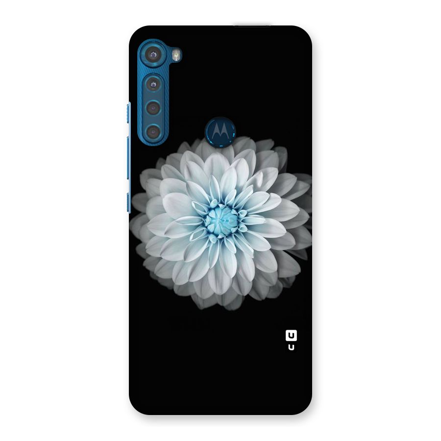White Bloom Back Case for Motorola One Fusion Plus