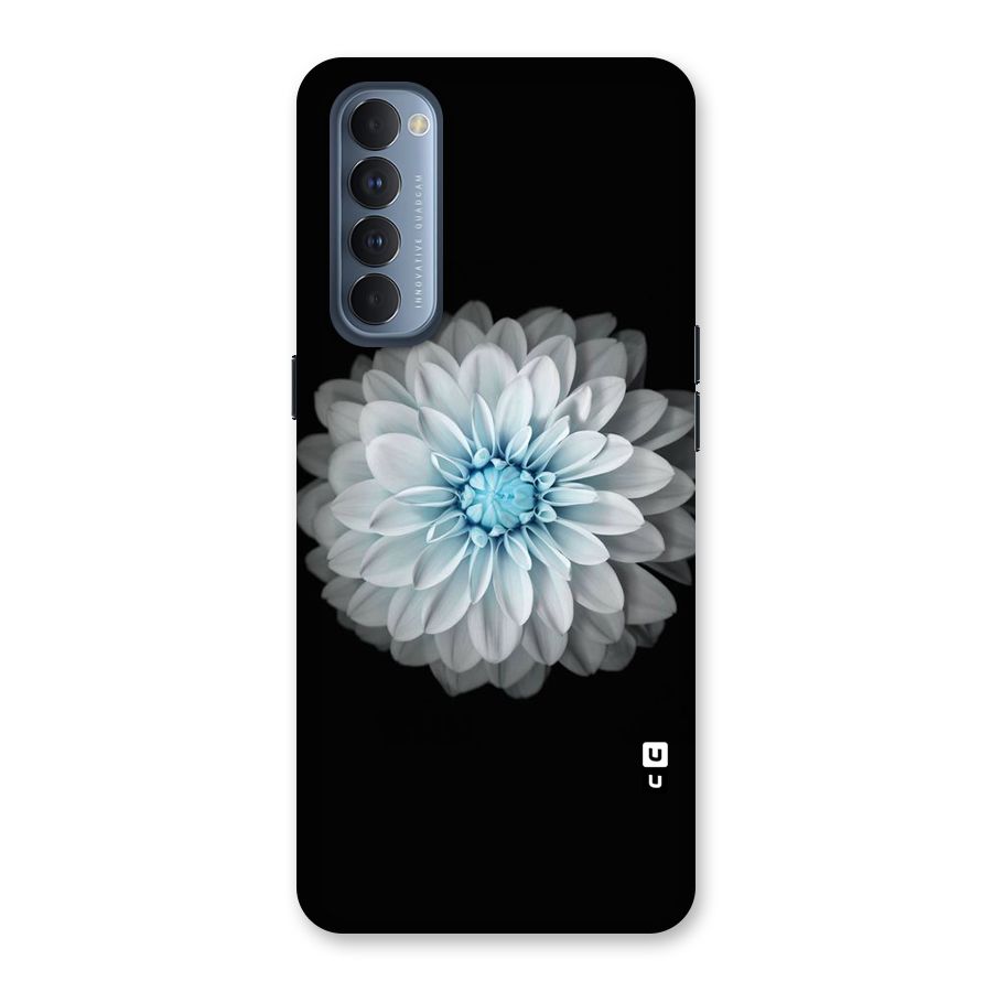 White Bloom Back Case for Reno4 Pro