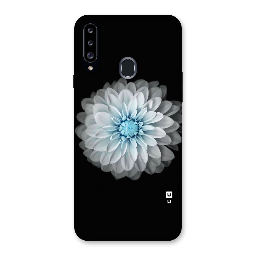 White Bloom Back Case for Samsung Galaxy A20s