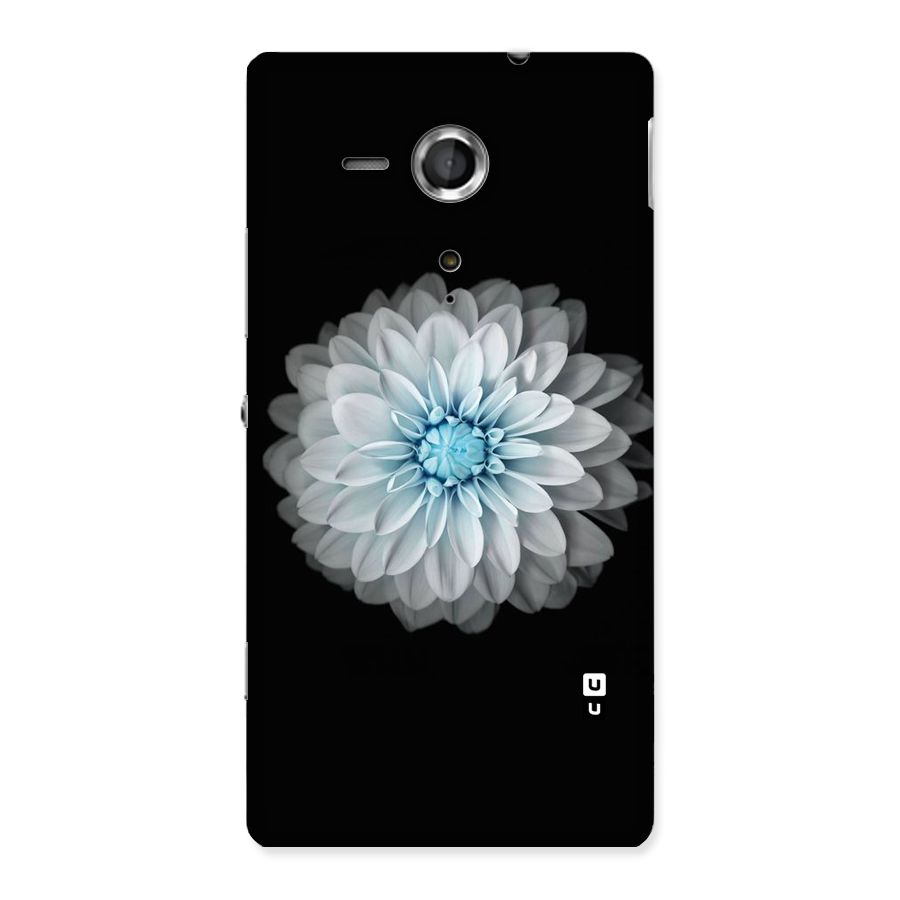 White Bloom Back Case for Sony Xperia SP