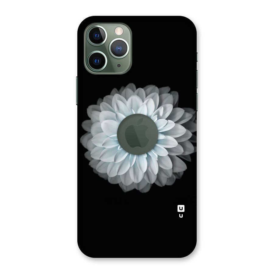 White Bloom Back Case for iPhone 11 Pro Logo  Cut