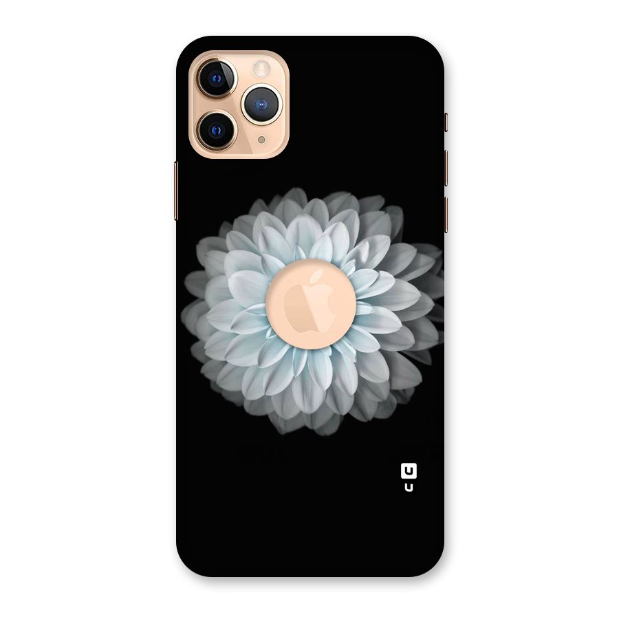 White Bloom Back Case for iPhone 11 Pro Max Logo Cut