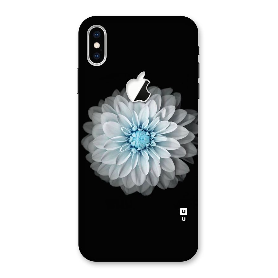 White Bloom Back Case for iPhone XS Max Apple Cut