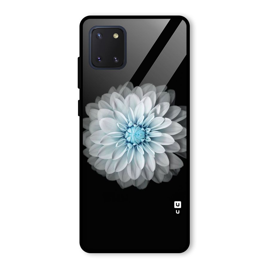 White Bloom Glass Back Case for Galaxy Note 10 Lite