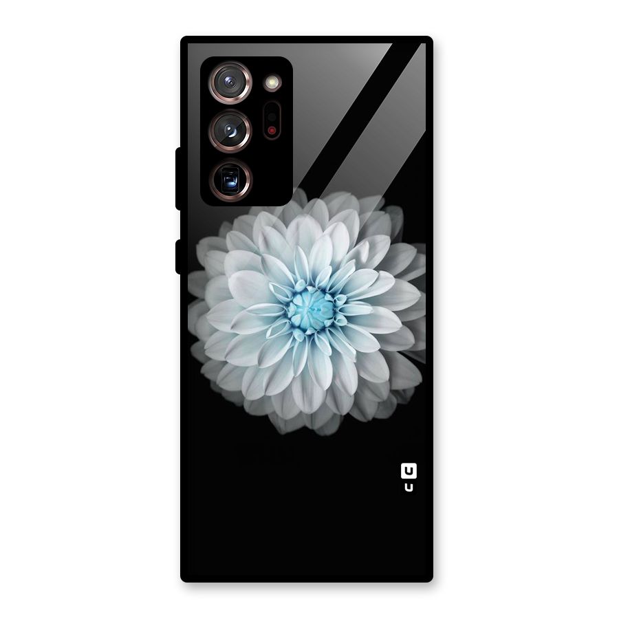 White Bloom Glass Back Case for Galaxy Note 20 Ultra