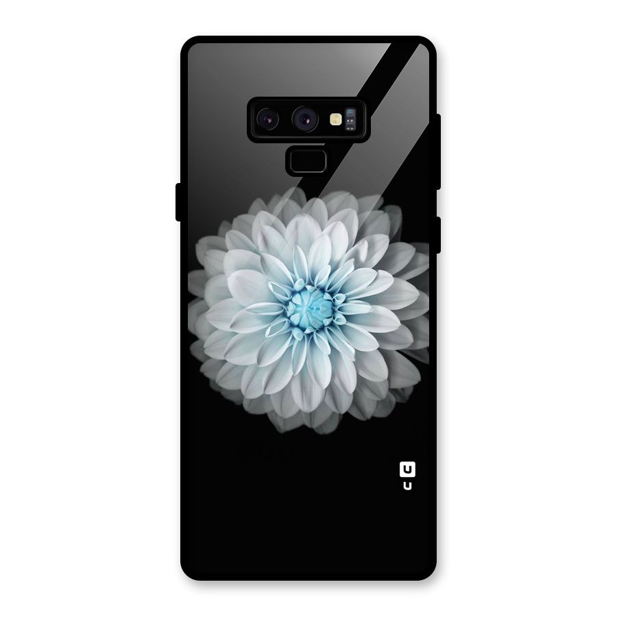 White Bloom Glass Back Case for Galaxy Note 9